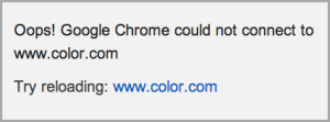 Color website is dead